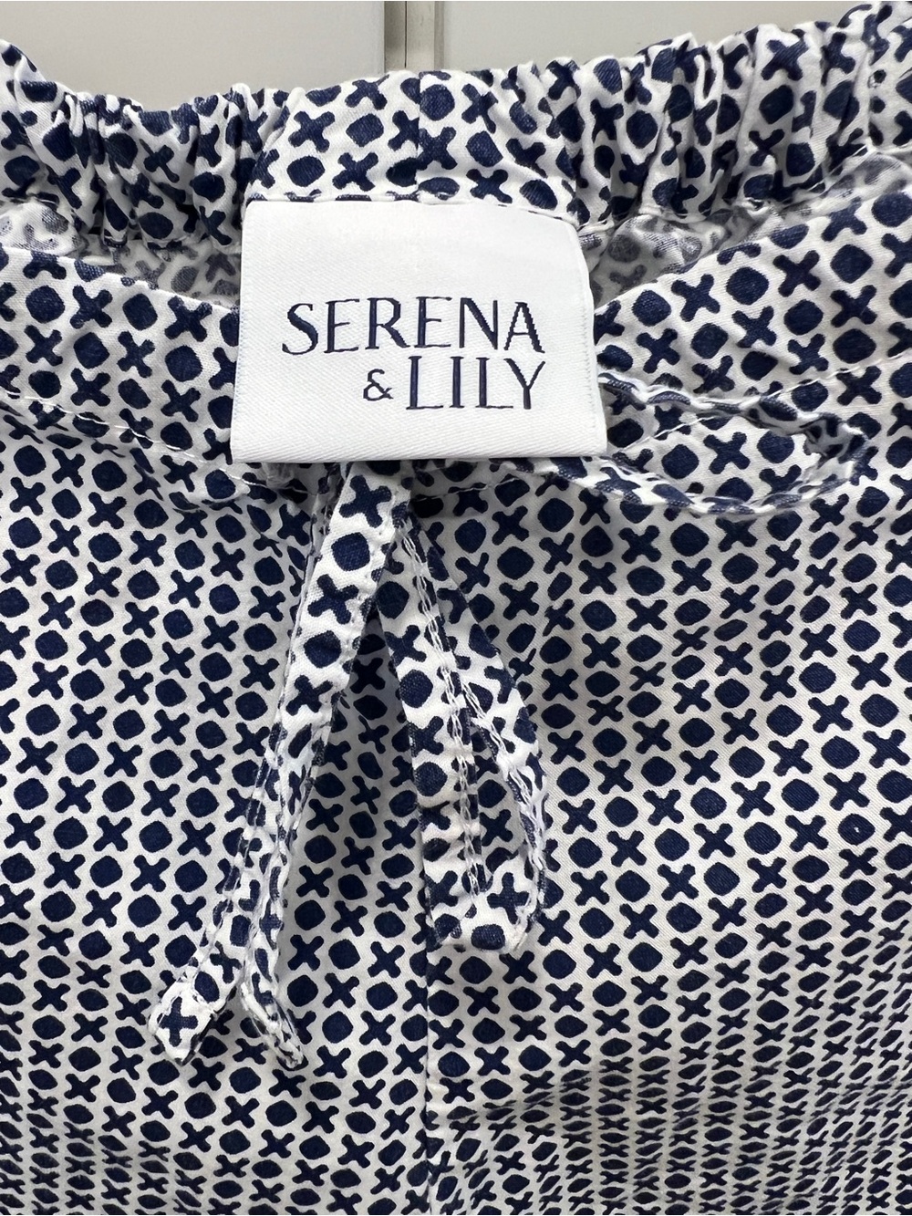 SERENA & LILY 100% COTTON XO PAJAMA SET, SIZE S. - Picture 7 of 13